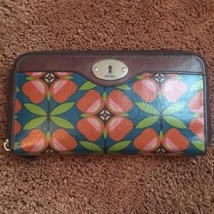 Fossil zip wallet